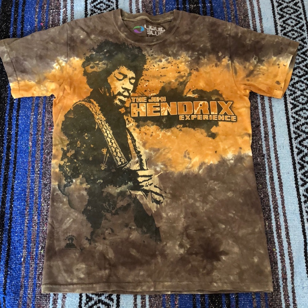 Liquid Blue Jimi Hendrix Tee Shirt